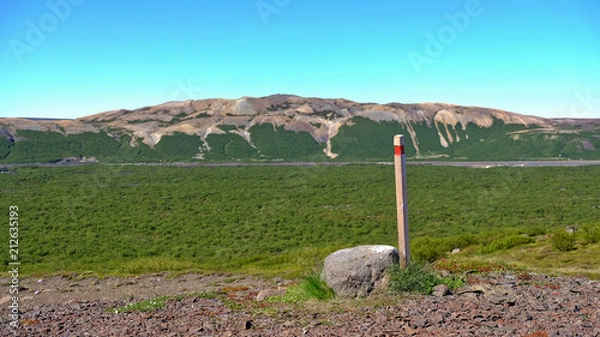 Obraz summer Húsafellsskógur valley 