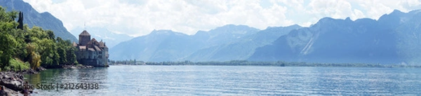 Obraz Castle and lake