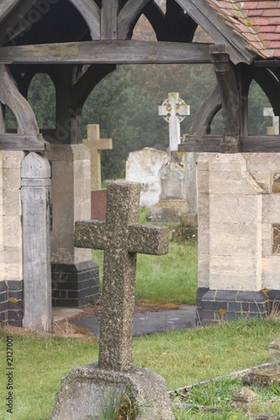 Fototapeta graveyard view