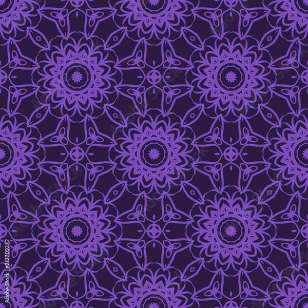 Fototapeta Stylish geometric background. Seamless vector illustration. Pattern for design, interior, fashion