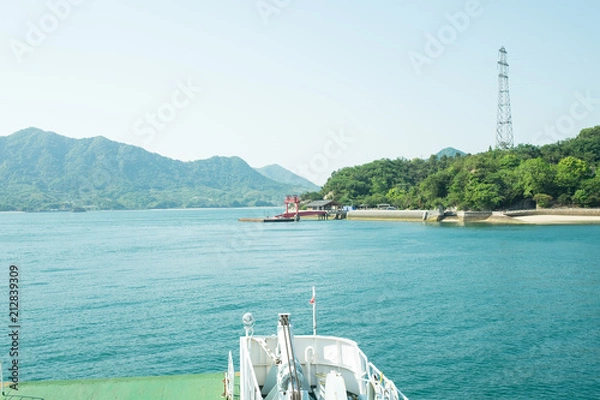 Obraz 広島県 大久野島(うさぎ島)