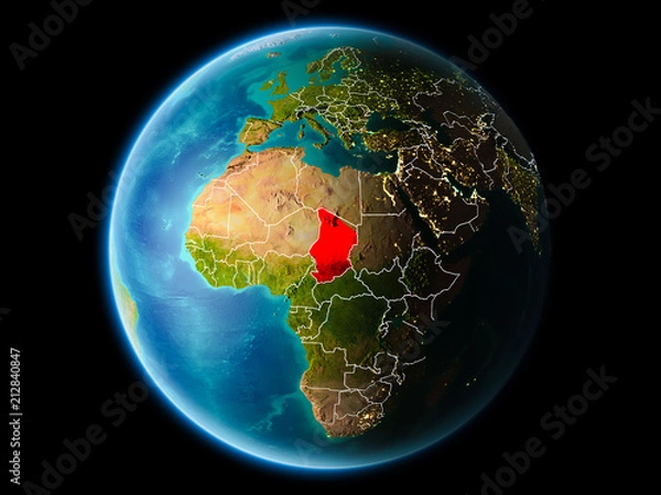 Obraz Chad in the evening