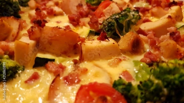 Obraz Pizza mit Brocoli