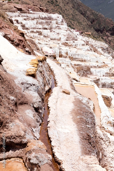 Obraz The salt flats of Maras