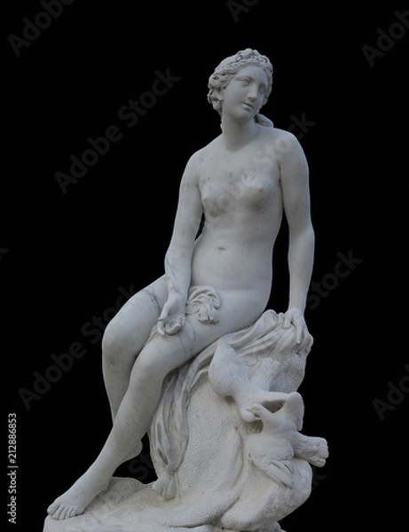 Fototapeta Średniowieczna marmurowa rzeźba Afrodyty, bogini miłości, Sanssouci (1748-1750)