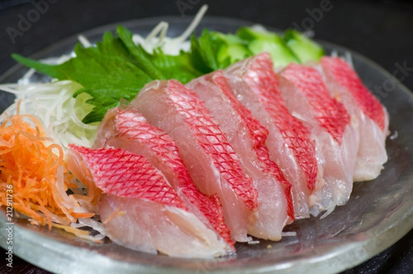 Fototapeta 金目鯛の刺身