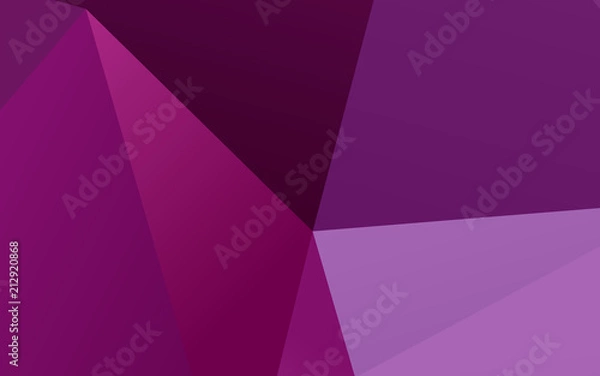 Obraz Colorful background with triangles Simple geometric background with gradient shapes. Vector illustration Triangles of different scale, size and shape