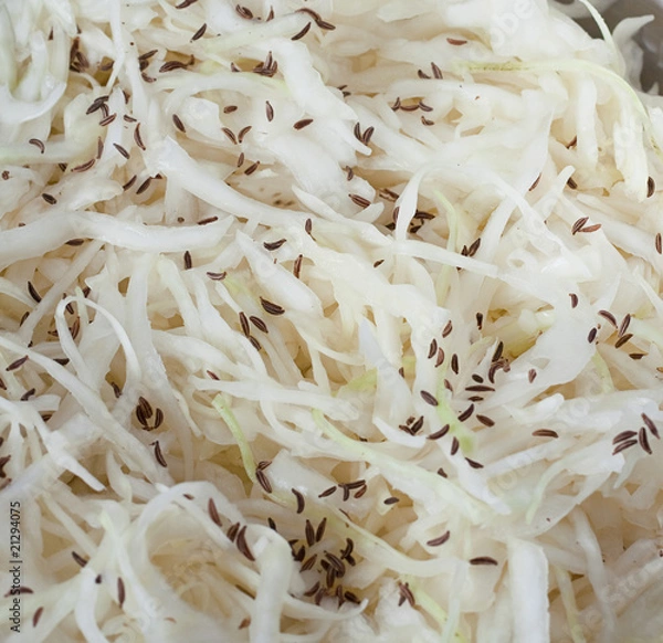 Fototapeta Weißkrautsalat