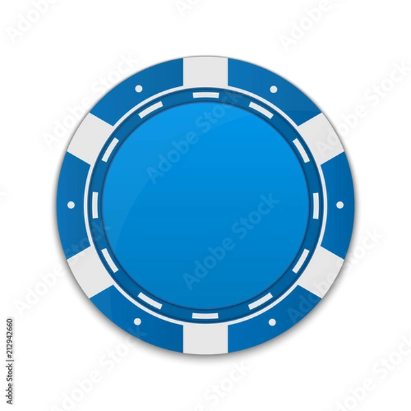 Fototapeta Creative vector illustration of set casino poker chips in flip different angles position isolated on transparent background. Art design blank mockup template. Abstract concept graphic element