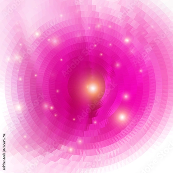 Fototapeta Bright polygon background