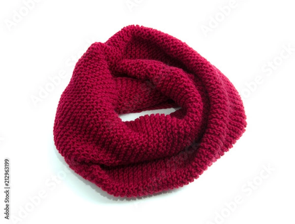 Obraz Scarf isolated on white background.