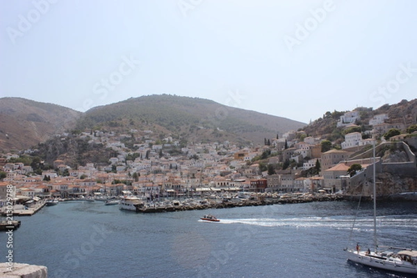 Fototapeta Insel Hydra Hafen
