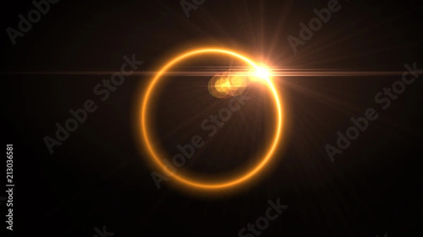 Fototapeta Abstract ring background with luminous swirling backdrop. Glowing spiral. The energy flow tunnel. shine round frame with light circles light effect. glowing cover. Space for your message.