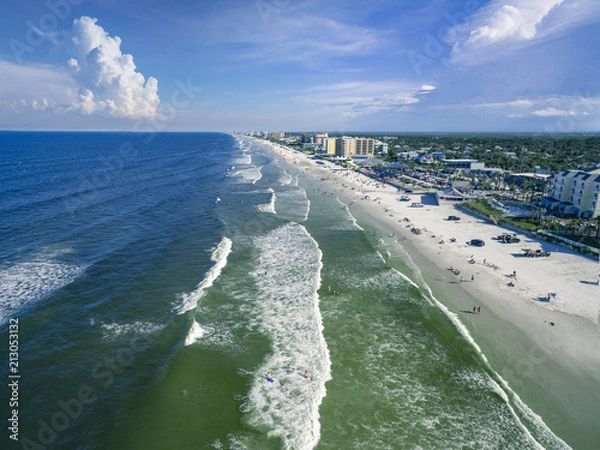Obraz Aerial view of New Smyrna Beach