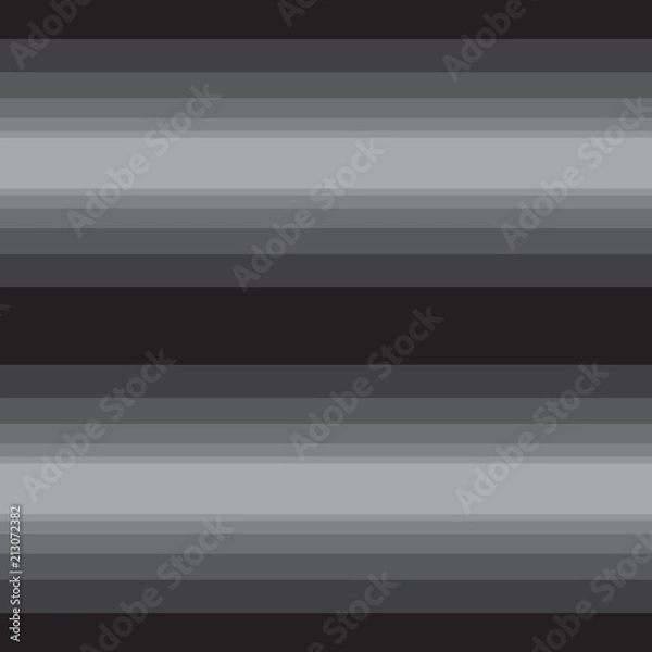 Obraz Horizontal gray stripes seamless print vector