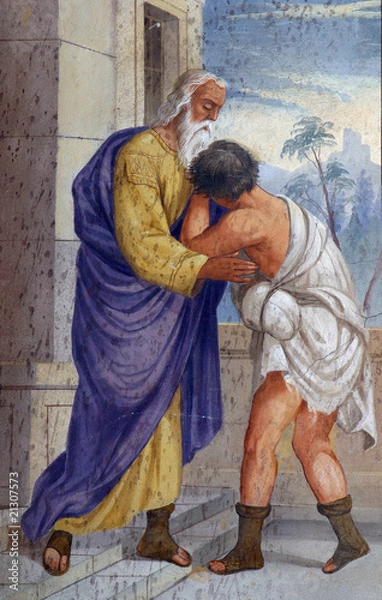 Fototapeta The return of the prodigal son