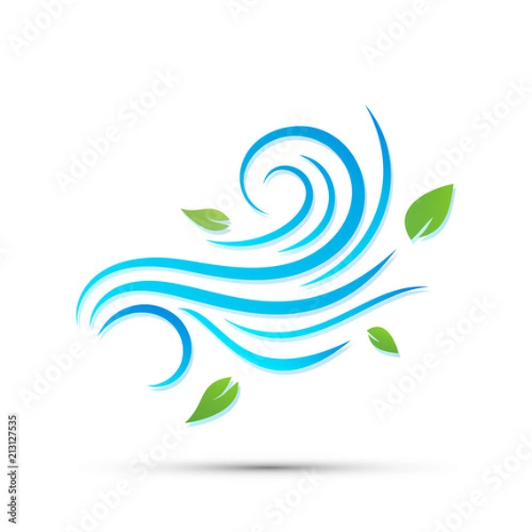 Fototapeta wind icon