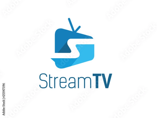 Obraz strumieniowe logo tv