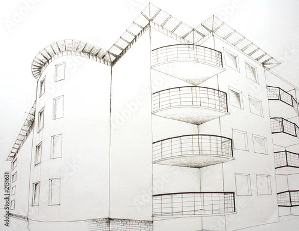 Fototapeta architectural plan