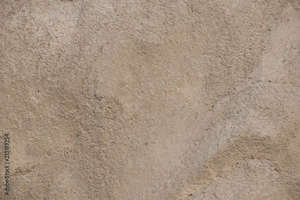 Fototapeta Closeup limestone rock face showing weathered strata Geology walpaper or background