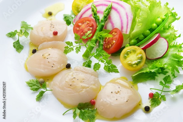 Obraz ホタテのカルパッチョ