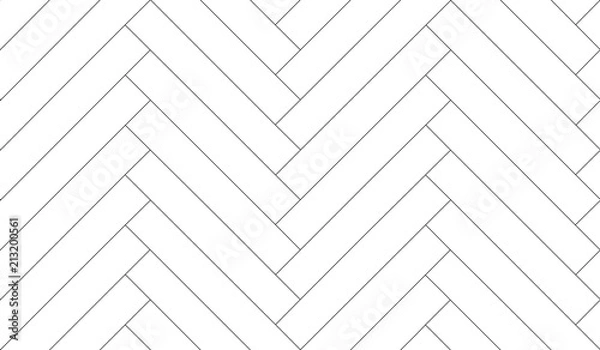 Obraz Seamless wood parquet texture herringbone pattern, bump