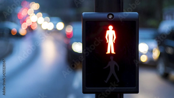 Obraz Traffic Light Man