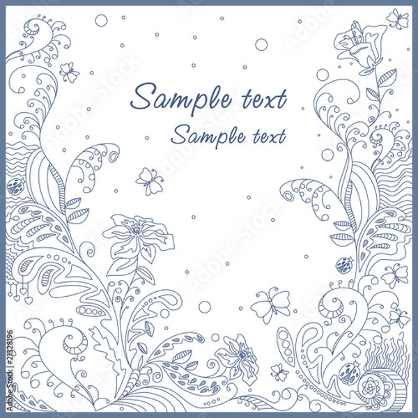 Obraz lovely greeting card