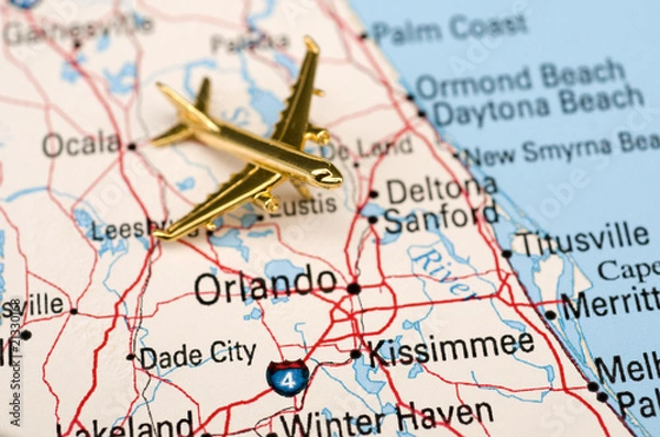 Obraz Plane Over Central Florida