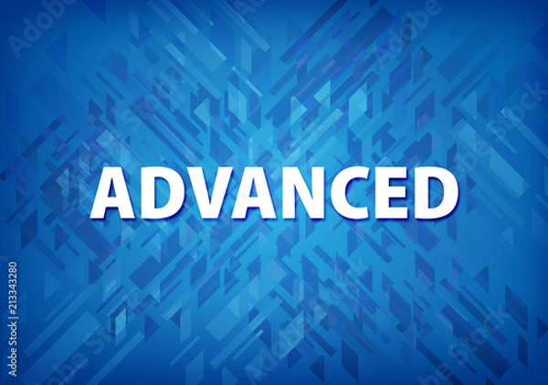 Fototapeta Advanced blue background