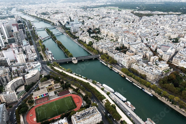 Fototapeta Paris vom Eiffelturm