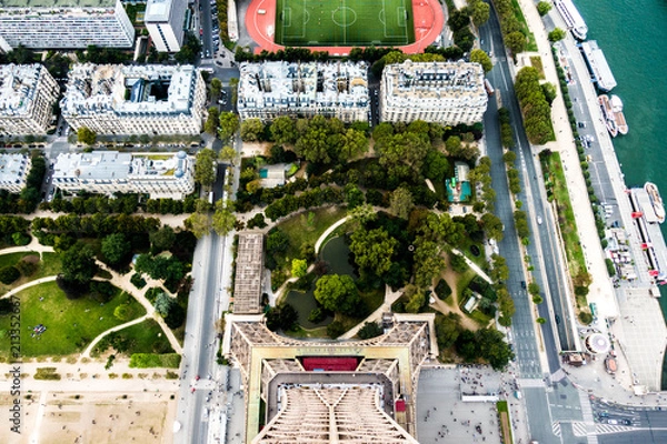 Fototapeta Paris vom Eiffelturm