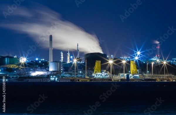 Fototapeta oil harbour