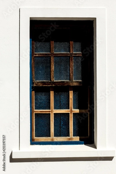 Obraz janela de madeira antiga