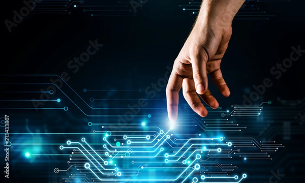 Fototapeta Creating the technology