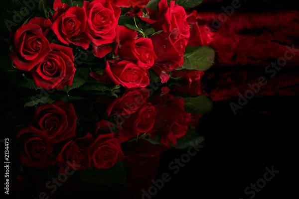 Obraz czerwona róża