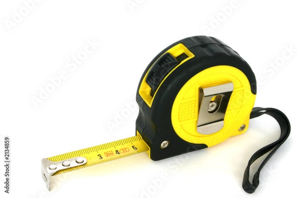 Obraz measuring tape on white