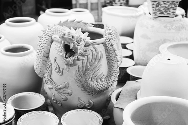 Fototapeta Clay jars