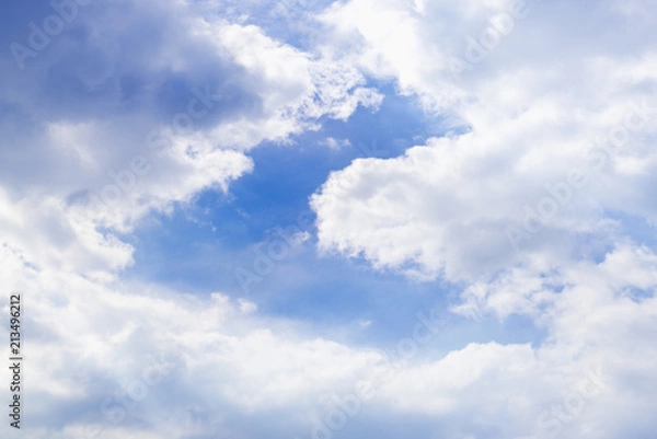 Obraz Blue sky with clouds