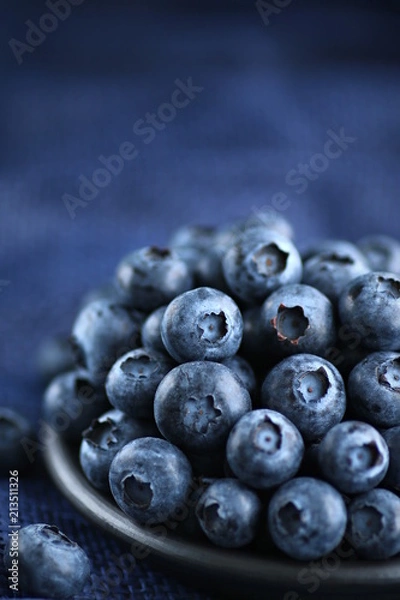 Fototapeta Blueberries close up