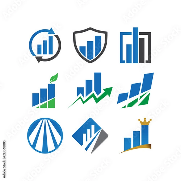 Obraz Business consulting logo design template