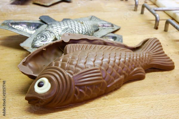 Obraz czekoladowe ryby