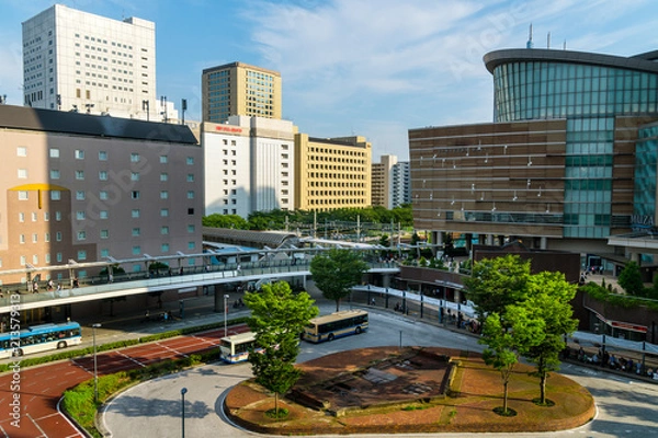 Obraz 川崎駅西口のロータリー１