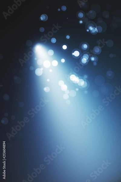 Fototapeta blured blue abstract background