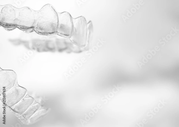 Obraz Transparent dental correction orthodontics