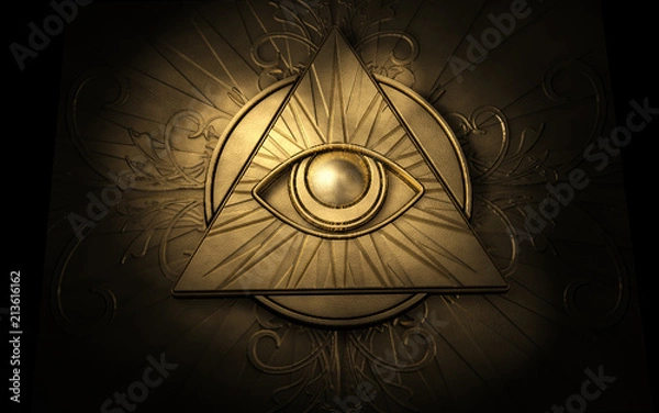 Obraz wszystko widzące oko