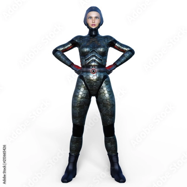 Fototapeta スーパーウーマン