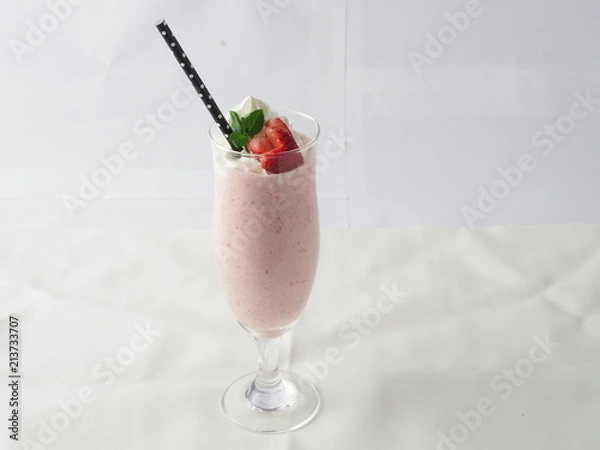 Obraz いちごシェイク