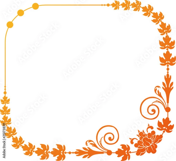 Obraz 古典叶子框