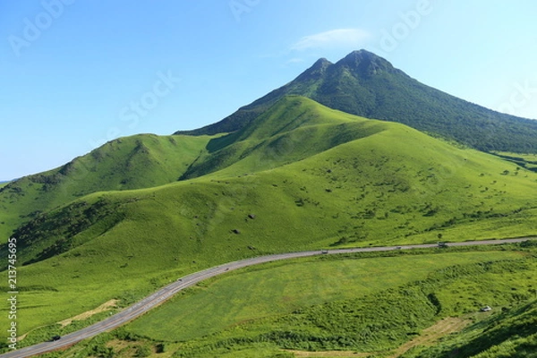 Obraz 夏の由布岳